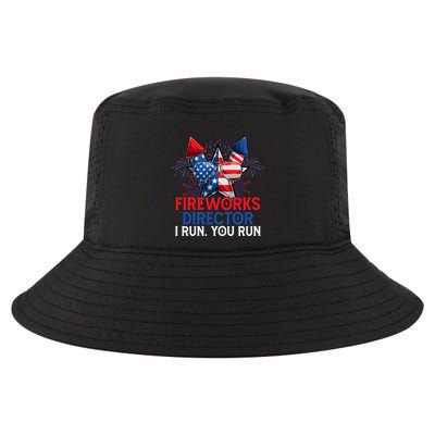 Sarcastic July 4 Meme If I Run You Run Firework Director Gift Cool Comfort Performance Bucket Hat