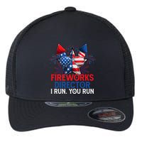 Sarcastic July 4 Meme If I Run You Run Firework Director Gift Flexfit Unipanel Trucker Cap