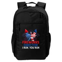 Sarcastic July 4 Meme If I Run You Run Firework Director Gift Backpack