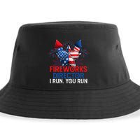 Sarcastic July 4 Meme If I Run You Run Firework Director Gift Sustainable Bucket Hat