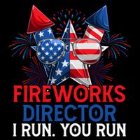 Sarcastic July 4 Meme If I Run You Run Firework Director Gift Sustainable Bucket Hat