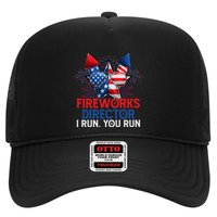 Sarcastic July 4 Meme If I Run You Run Firework Director Gift Hat