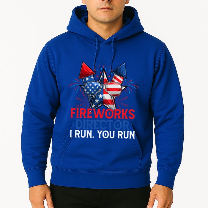 Sarcastic July 4 Meme If I Run You Run Firework Director Gift Hoodie