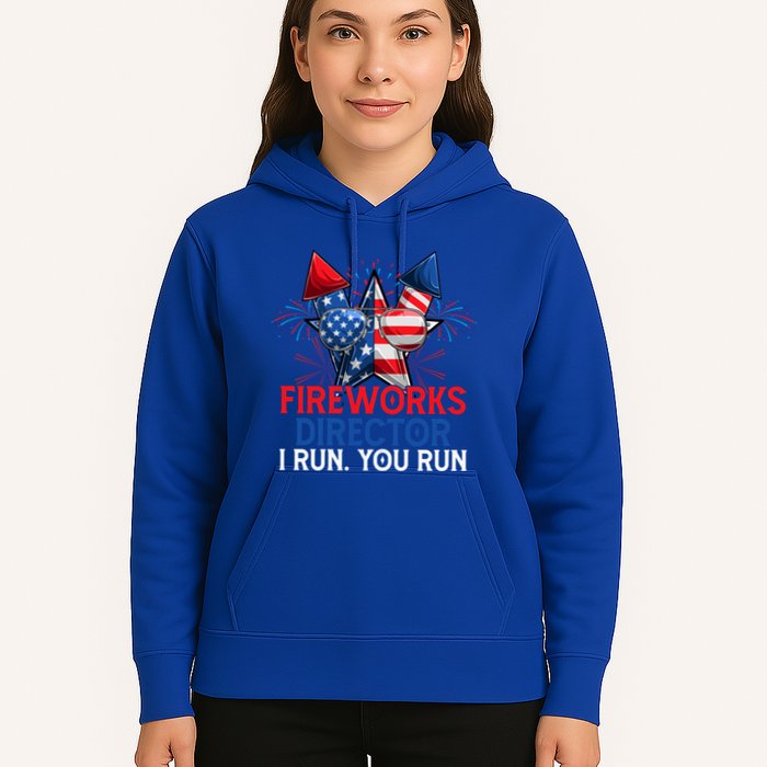 Sarcastic July 4 Meme If I Run You Run Firework Director Gift Hoodie