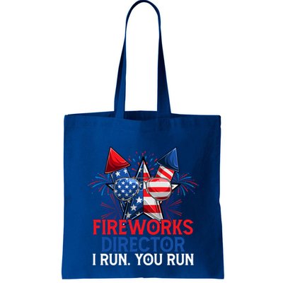 Sarcastic July 4 Meme If I Run You Run Firework Director Gift Bag