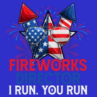 Sarcastic July 4 Meme If I Run You Run Firework Director Gift Short Acrylic Beanie