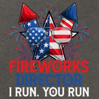 Sarcastic July 4 Meme If I Run You Run Firework Director Gift Cotton Canvas Backpack