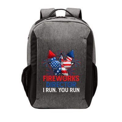Sarcastic July 4 Meme If I Run You Run Firework Director Gift Vector Backpack