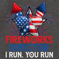 Sarcastic July 4 Meme If I Run You Run Firework Director Gift Vector Backpack