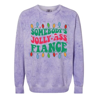 Somebody's Jolly Ass Fiance  Colorblast Crewneck Sweatshirt