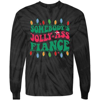 Somebody's Jolly Ass Fiance  Tie-Dye Long Sleeve Shirt