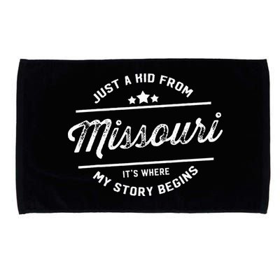 State Just A From Missouri Its Where My Story Begins Microfiber Hand Towel