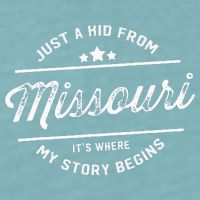 State Just A From Missouri Its Where My Story Begins Sueded Cloud Jersey T-Shirt