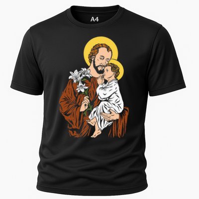 St Joseph and Child Jesus Consecration 2021 Catholic Saint Performance Shirt