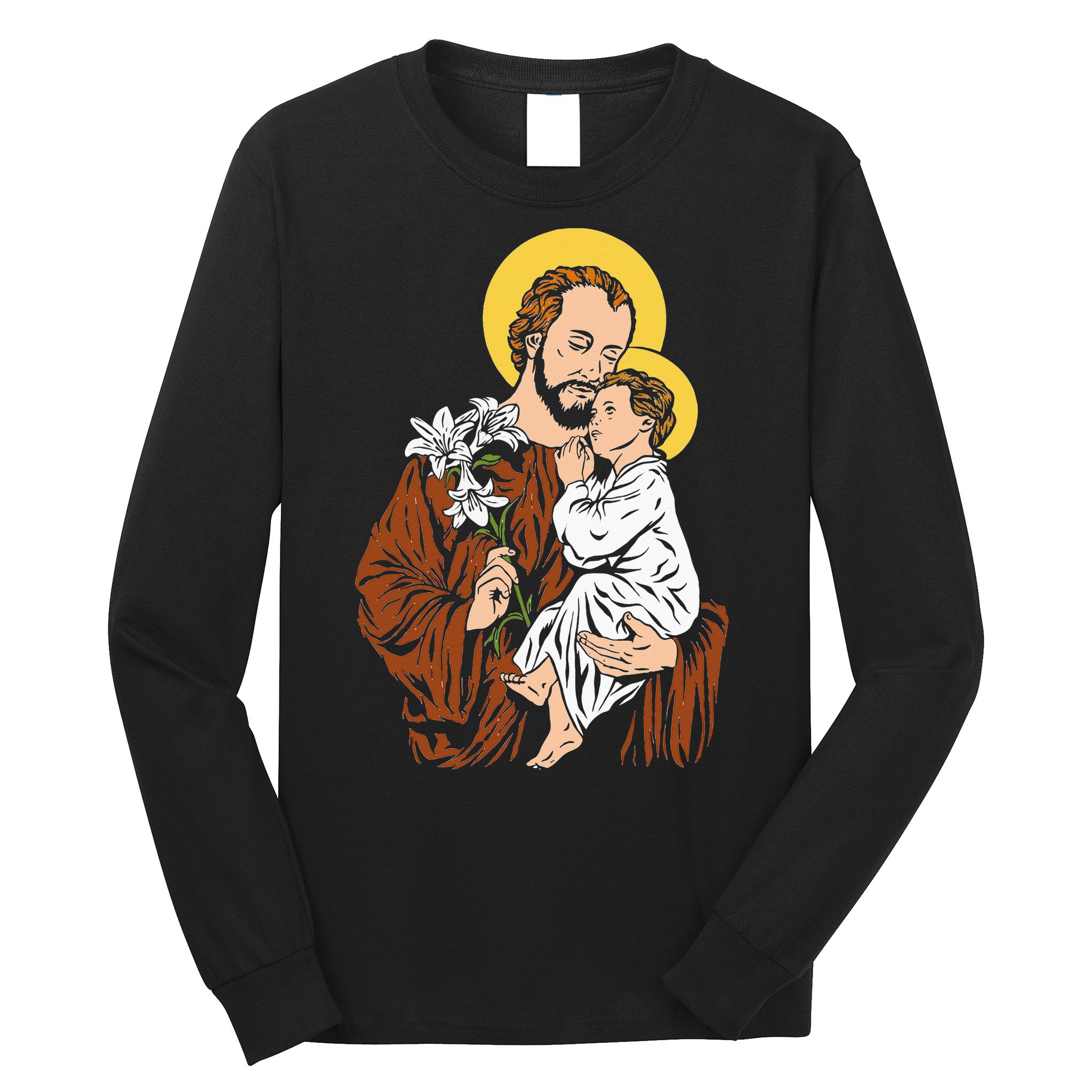 St Joseph and Child Jesus Consecration 2021 Catholic Saint Long Sleeve Shirt