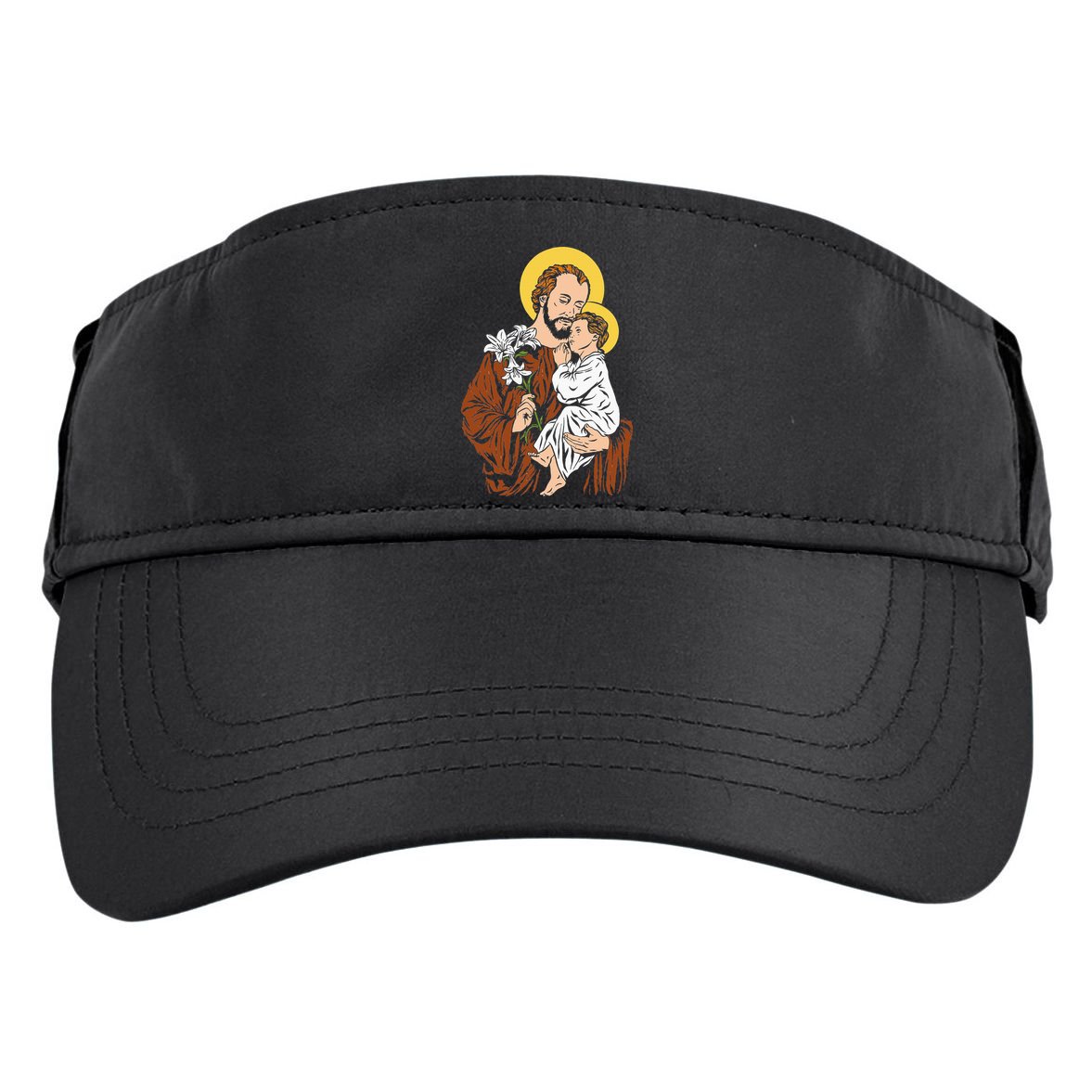 St Joseph and Child Jesus Consecration 2021 Catholic Saint Adult Drive Performance Visor