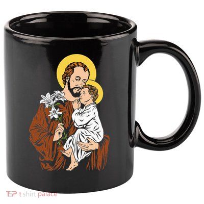 St Joseph and Child Jesus Consecration 2021 Catholic Saint 11oz C Handle Ceramic Mug
