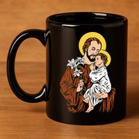 St Joseph and Child Jesus Consecration 2021 Catholic Saint 11oz C Handle Ceramic Mug