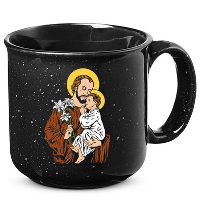 St Joseph and Child Jesus Consecration 2021 Catholic Saint 15oz Campfire Ceramic Mug
