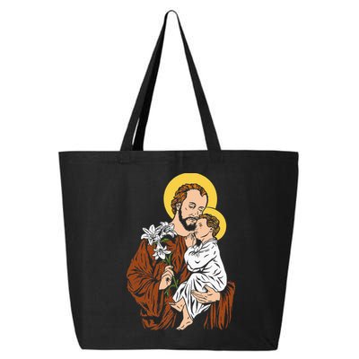 St Joseph and Child Jesus Consecration 2021 Catholic Saint 25L Jumbo Tote