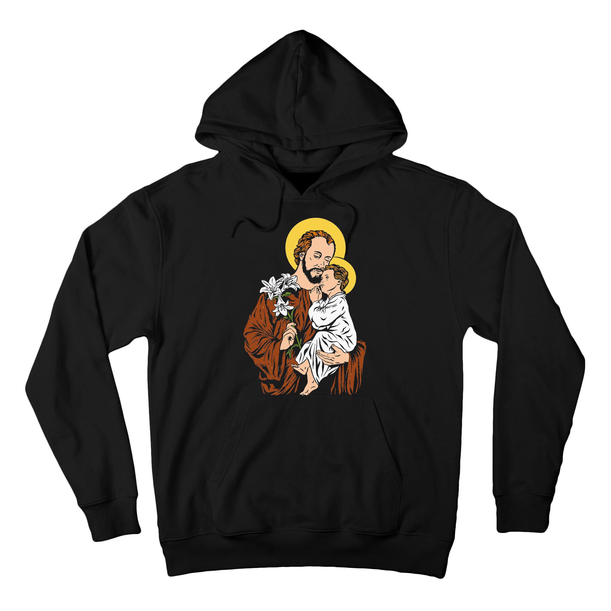 St Joseph and Child Jesus Consecration 2021 Catholic Saint Tall Hoodie