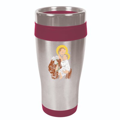St Joseph and Child Jesus Consecration 2021 Catholic Saint 16oz Travel Tumbler