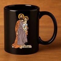 St Joseph and Child Jesus Consecration Catholic Saint 11oz C Handle Ceramic Mug