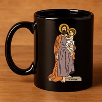 St Joseph and Child Jesus Consecration Catholic Saint 11oz C Handle Ceramic Mug