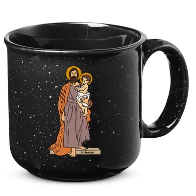 St Joseph and Child Jesus Consecration Catholic Saint 15oz Campfire Ceramic Mug