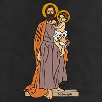 St Joseph and Child Jesus Consecration Catholic Saint 15oz Campfire Ceramic Mug