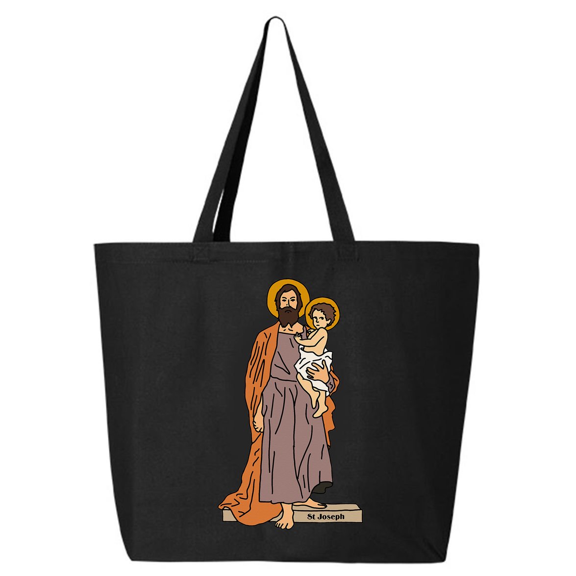 St Joseph and Child Jesus Consecration Catholic Saint 25L Jumbo Tote