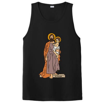 St Joseph and Child Jesus Consecration Catholic Saint PosiCharge Competitor Tank