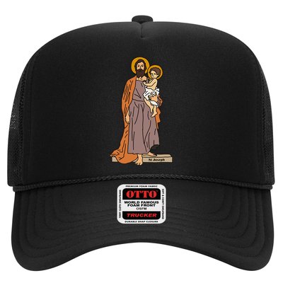 St Joseph and Child Jesus Consecration Catholic Saint Trucker Hat