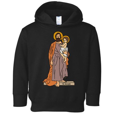 St Joseph and Child Jesus Consecration Catholic Saint Toddler Hoodie