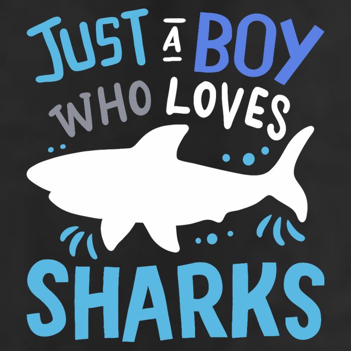 Shark Just A Boy Who Loves Sharks Gift Adult Drive Performance Visor