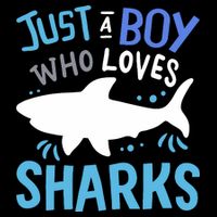 Shark Just A Boy Who Loves Sharks Gift Wool Snapback Cap
