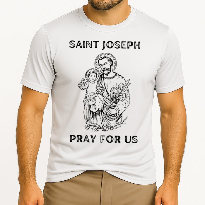 Saint Joseph All Saints Day, St Joseph, Catholic Cooling Performance Crew T-Shirt
