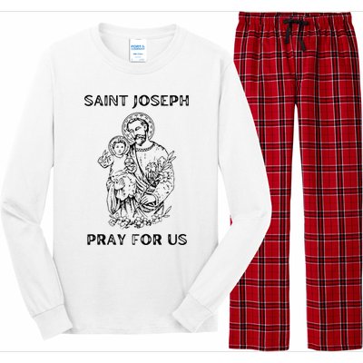 Saint Joseph All Saints Day, St Joseph, Catholic Long Sleeve Pajama Set