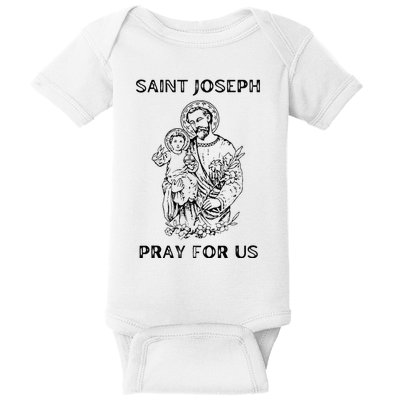 Saint Joseph All Saints Day, St Joseph, Catholic Baby Bodysuit