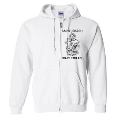 Saint Joseph All Saints Day, St Joseph, Catholic Full Zip Hoodie