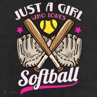 Softball Just A Girl Who Loves Softball Softball Player TShirt 11oz C Handle Ceramic Mug