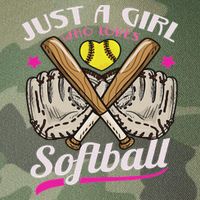 Softball Just A Girl Who Loves Softball Softball Player Legacy Tie Dye Trucker Hat