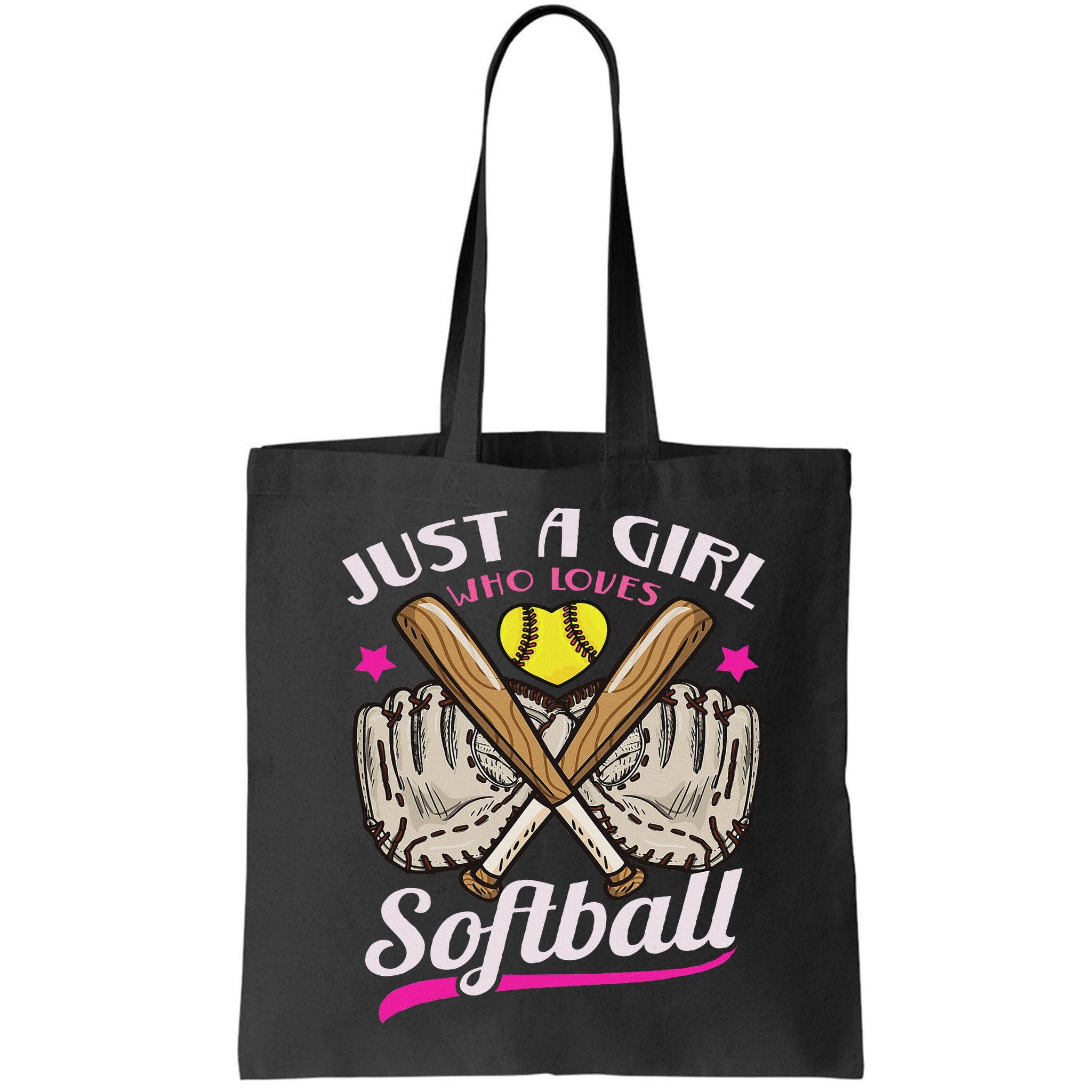 Softball Just A Girl Who Loves Softball Softball Player Bag