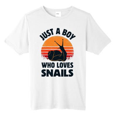 Snail Just A Boy Who Loves Snails Insects Retro Vintage Tall Fusion ChromaSoft Performance T-Shirt