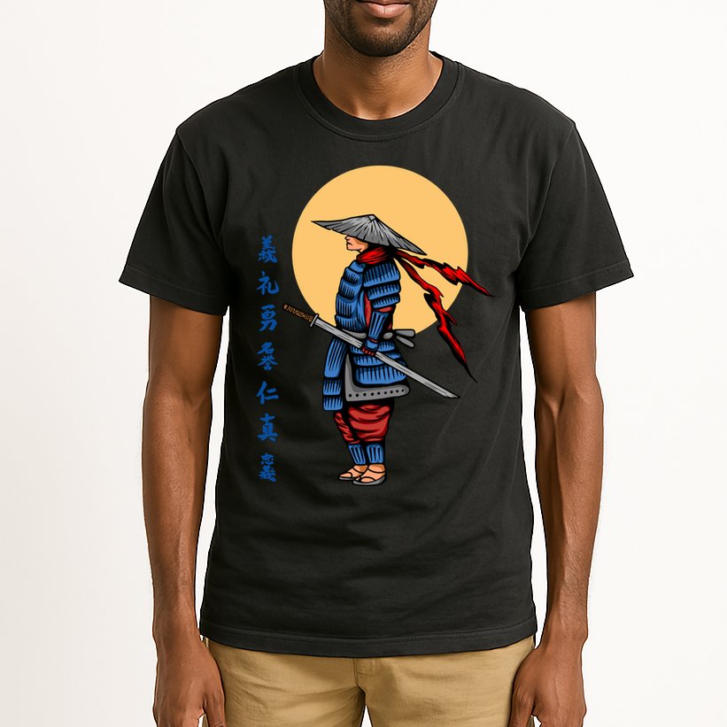 Samurai Japanese Art Martial Arts Gift Tall T-Shirt