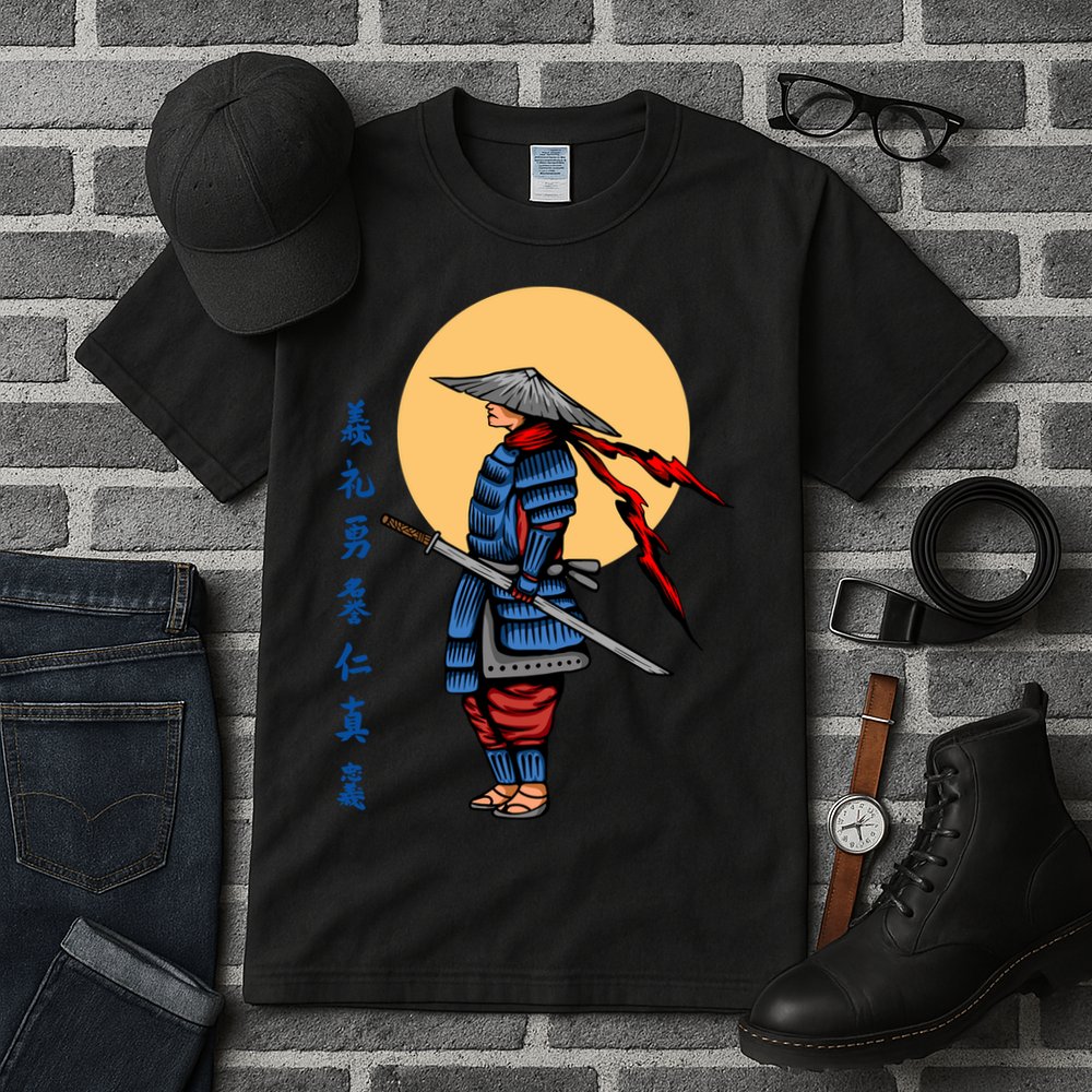 Samurai Japanese Art Martial Arts Gift Tall T-Shirt
