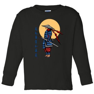 Samurai Japanese Art Martial Arts Gift Toddler Long Sleeve Shirt