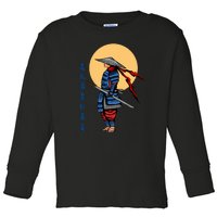 Samurai Japanese Art Martial Arts Gift Toddler Long Sleeve Shirt