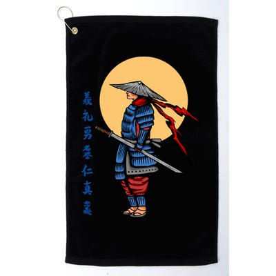 Samurai Japanese Art Martial Arts Gift Golf Towel