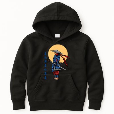 Samurai Japanese Art Martial Arts Gift Kids Hoodie